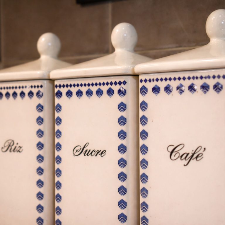 sucre, café, riz